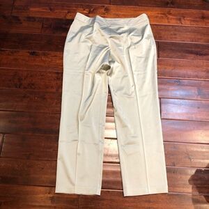 Eileen Fisher Side Zip Gold Shiny Pants Size Large